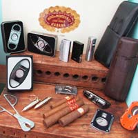 Premium cigar humidors and storage accessories